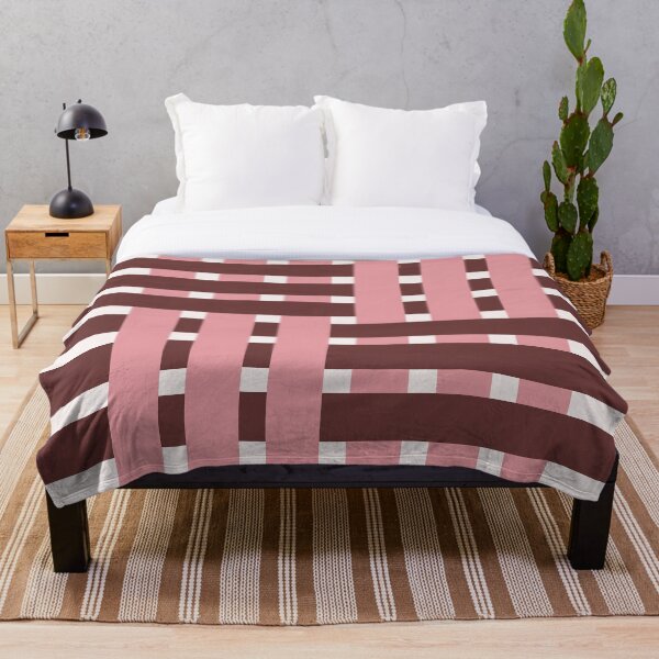 Item preview, Fabric Weave Design - Matt Weave Regular Pattern - Ivory and Rose designed and sold by DesignCentrum.