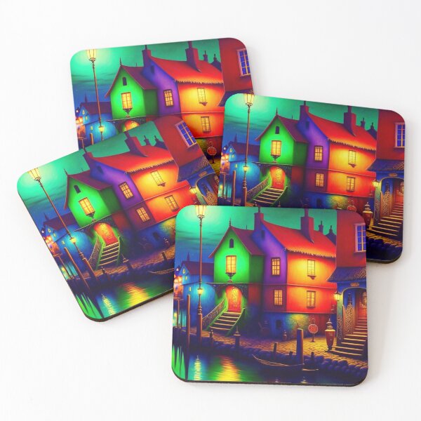 Item preview, Colorful houses designed and sold by M-Y-A-R-T-.