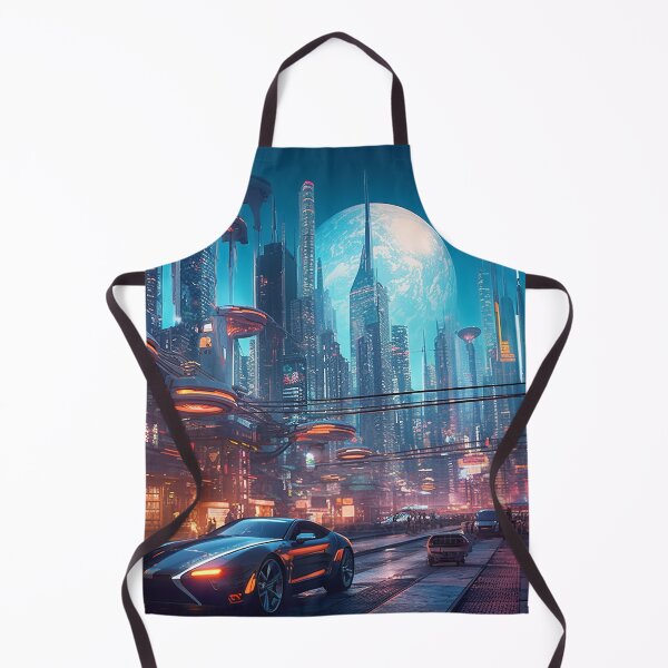 Item preview, Futuristic City - Urban Utopia designed and sold by cyberartmaker.
