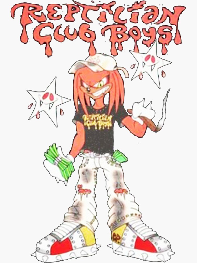 "Reptilian Club Boyz" Sticker for Sale by dooposkie Redbubble
