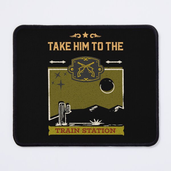 Item preview, Retro Style Take Him To The Train Station Funny Vintage - Funny Dutton Yellowstone Essential T-Shirt designed and sold by Rodayna Elnaggar.