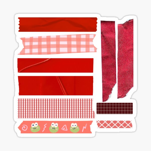 Pink washi tape Sticker for Sale by theirishtea