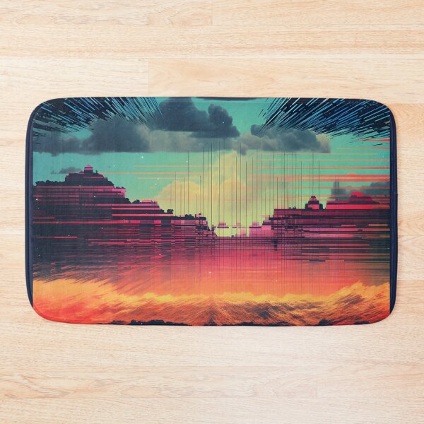 Item preview, Retrowave Glitch Art designed and sold by NaNaSpaceStore.