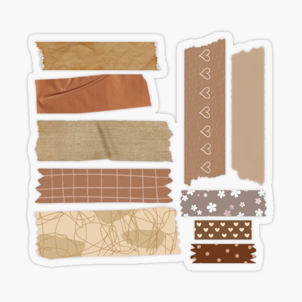 Solid Neutral Tan Warm Beige Washi Tape Neutral Brown Washi 