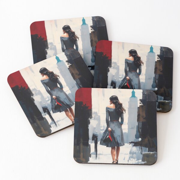 Item preview, Acrylic Abstract Women panting designed and sold by stickerbuddy01.