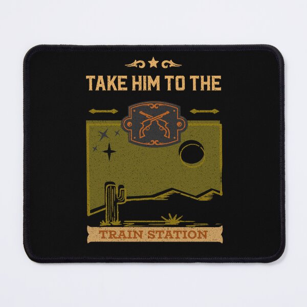 Item preview, Retro Style Take Him To The Train Station Funny Vintage - Funny Dutton Yellowstone Essential T-Shirt designed and sold by Rodayna Elnaggar.