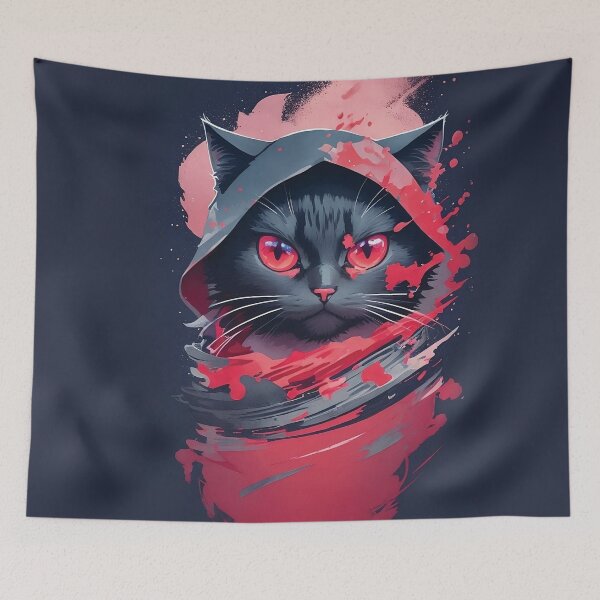 Item preview, Ninja Pet Cat designed and sold by Ultimatedezign.