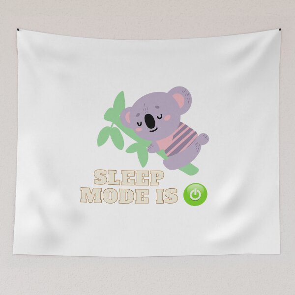 Item preview, sleep mode is on nap mode is on  designed and sold by sankacreation.