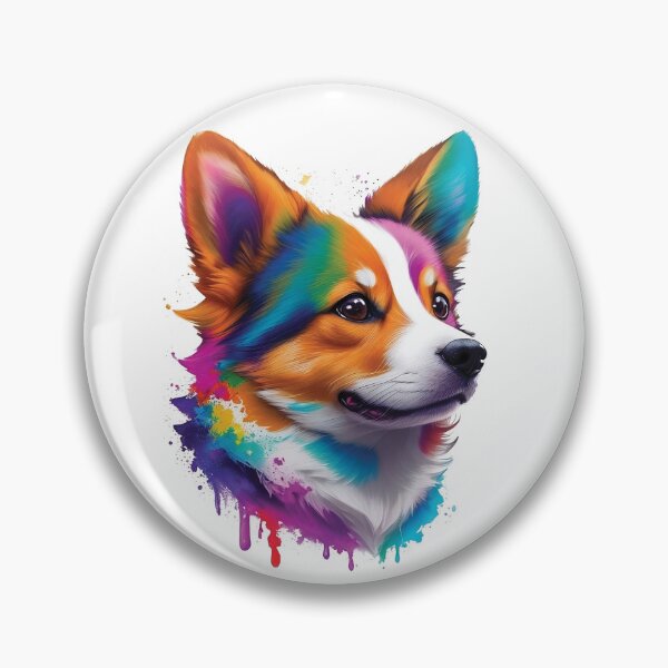 Item preview, Dog, Colorful portrait designed and sold by Ultimatedezign.
