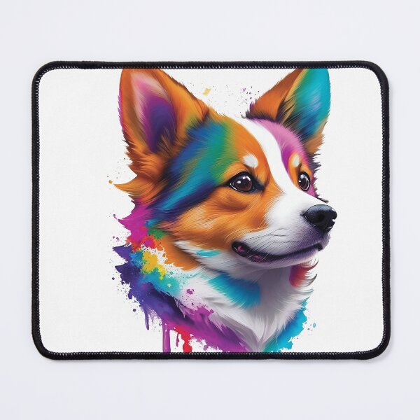 Item preview, Dog, Colorful portrait designed and sold by Ultimatedezign.