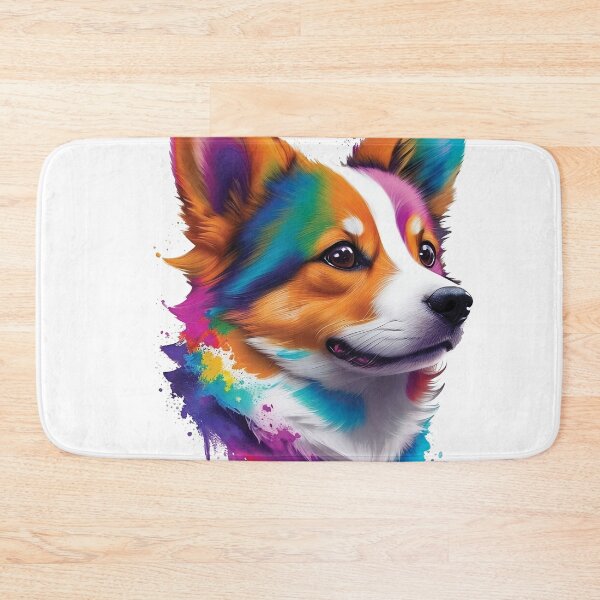 Item preview, Dog, Colorful portrait designed and sold by Ultimatedezign.
