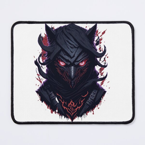 Item preview, The Terrifying Eyes of the Evil Ninja Wolf designed and sold by Dream Vibe.