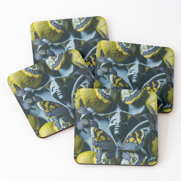Item preview, Pears and Butterflies: A Surreal Symphony of Illusion designed and sold by AmazingLab.