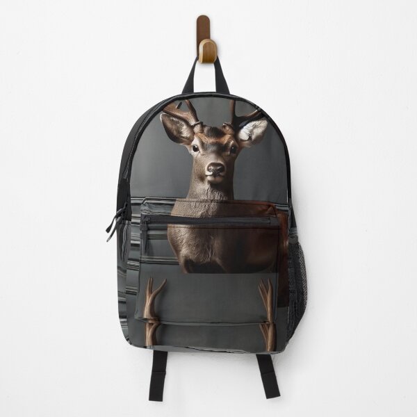 Item preview, Portrait of beautiful wild deer on dark victorian interior background designed and sold by Reinvention.