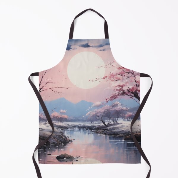Item preview, Snow-Dusted Peaks snowed river: An Ethereal Dreamscape designed and sold by Moisky Art.