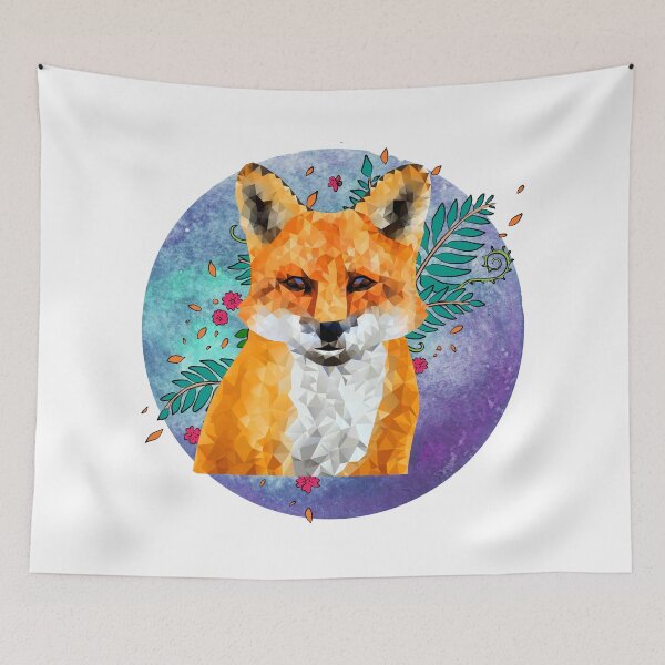 Item preview, Space Flower Fox designed and sold by ichirochen.