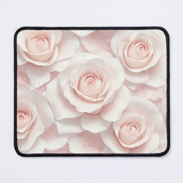 Item preview, Soft peachy pink roses abstract paper style illustration designed and sold by ArtyBuys.