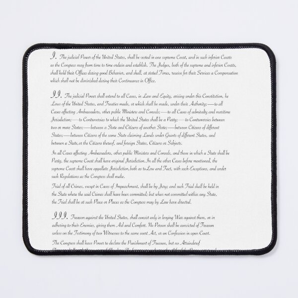Item preview, Article 3 of the United States Constitution designed and sold by debatethewayout.