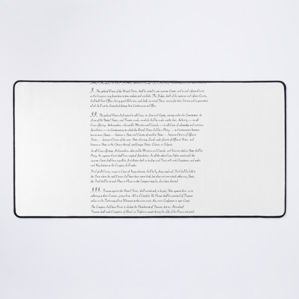 Item preview, Article 3 of the United States Constitution designed and sold by debatethewayout.