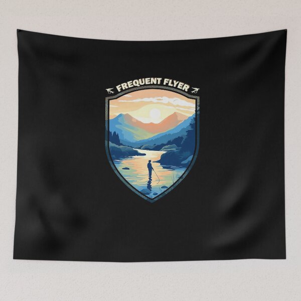Item preview, Fly Fishermen in Lake: Design for the Adventurous Angler designed and sold by Cedinho.
