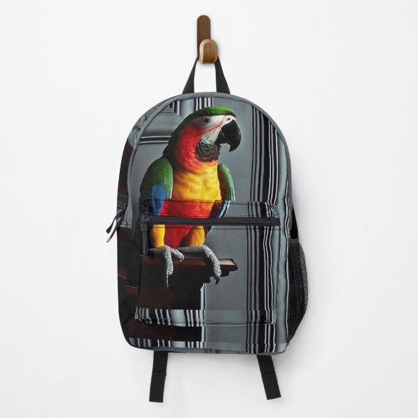Item preview, Portrait of beautiful parrot on dark victorian interior background designed and sold by Reinvention.