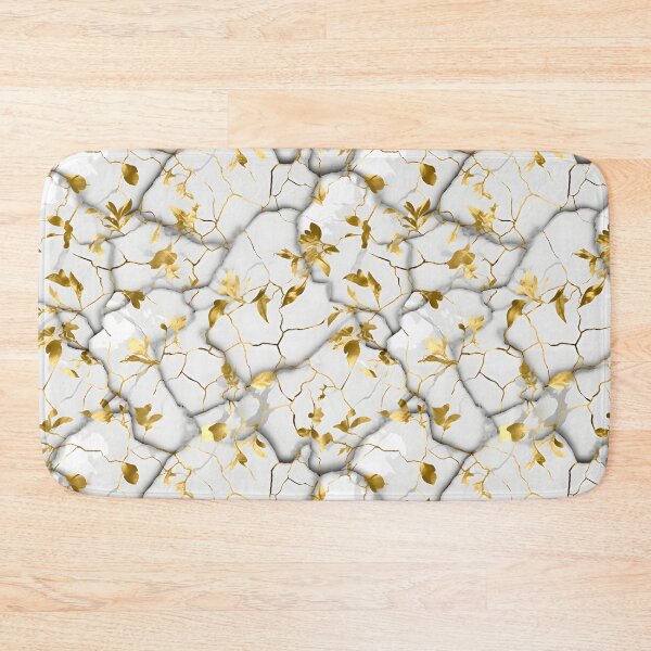 Item preview, Kintsugi Golden Flower Pattern designed and sold by liligo-art.