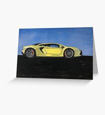 Sports car Greeting Card