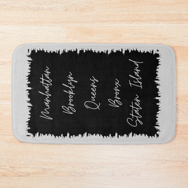 Item preview, NYC Skyline Aesthetic With 5 Boroughs - Light Gray designed and sold by PunjabanJatti.
