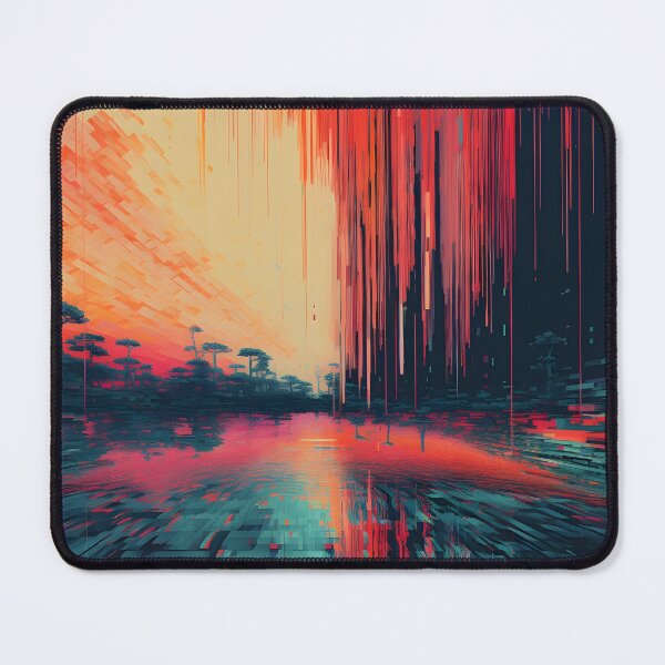 Item preview, Retrowave Glitch Art designed and sold by NaNaSpaceStore.