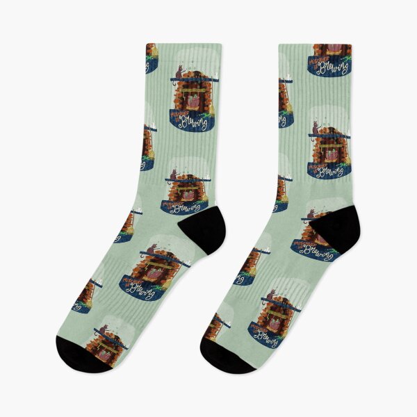 Item preview, Mischief is Brewing | Cauldron of Frogs | Blue, orange designed and sold by Ingrid Poole.