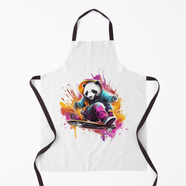 Item preview, Panda Playing Skateboarding designed and sold by YPSimon.