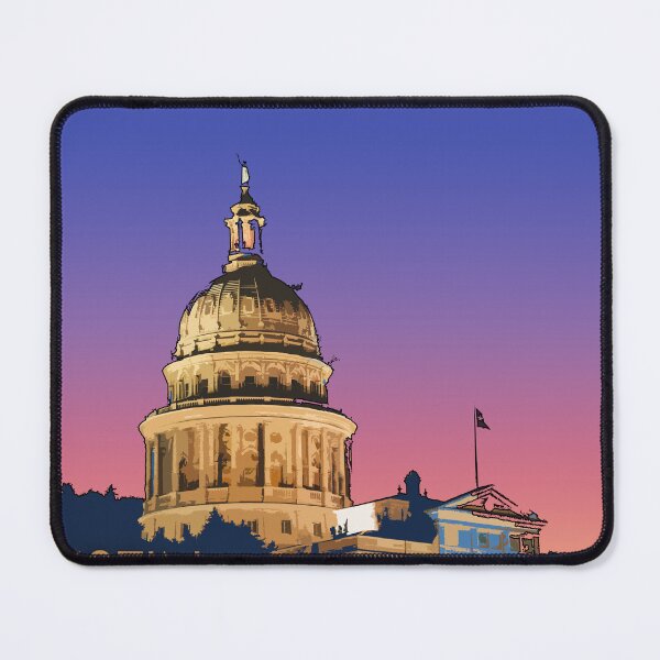 Item preview, Austin, Texas, State Capitol, USA, Travel Print designed and sold by summattodraw.