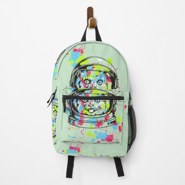 Artikelvorschau, Katze was? Astronautenkatze - Cosmic Feline Adventure auf Redbubble entworfen und verkauft von ZenAura Vibes.