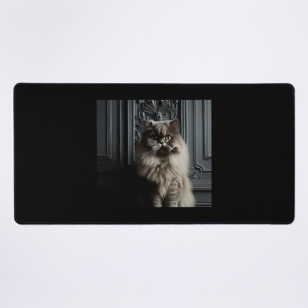 Item preview, Portrait of beautiful persian cat on dark victorian interior background designed and sold by Reinvention.