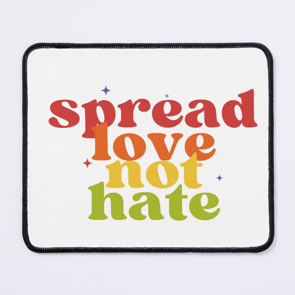 Item preview, spread love not hate Pride Month Merch designed and sold by Melszx.