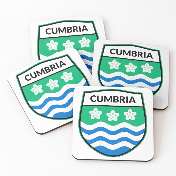 Artikelvorschau, Cumbria-Flaggenabzeichen entworfen und verkauft von Cumbria Guru.