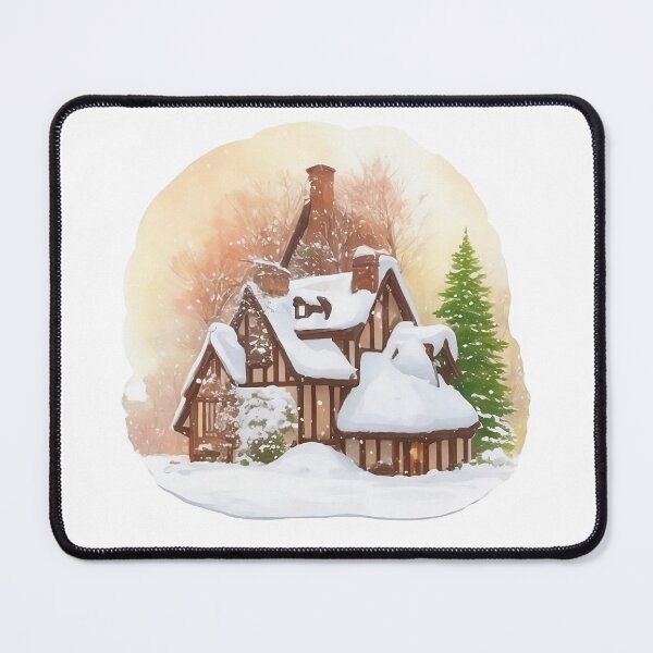 Item preview, Country cottage in winter. designed and sold by Jayjaynaenae.