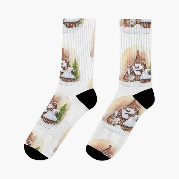 Item preview, Country cottage in winter. designed and sold by Jayjaynaenae.