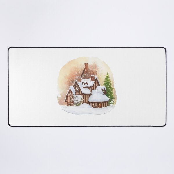 Item preview, Country cottage in winter. designed and sold by Jayjaynaenae.