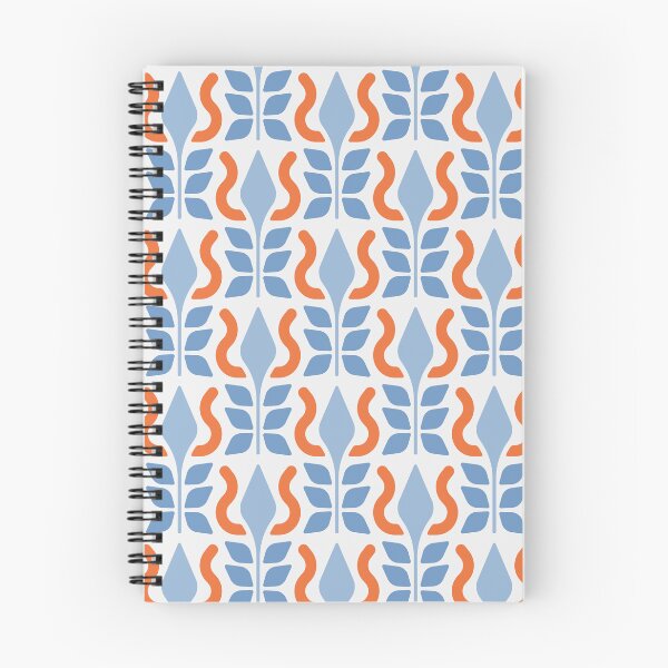 Item preview, KF 0045 D - Retro Vintage Flower Minimalist 70s Modern Geometric Floral Pattern designed and sold by KhakiFinch.