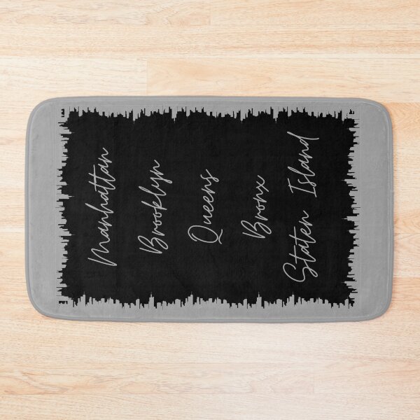 Item preview, NYC Skyline Aesthetic With 5 Boroughs - Gray designed and sold by PunjabanJatti.