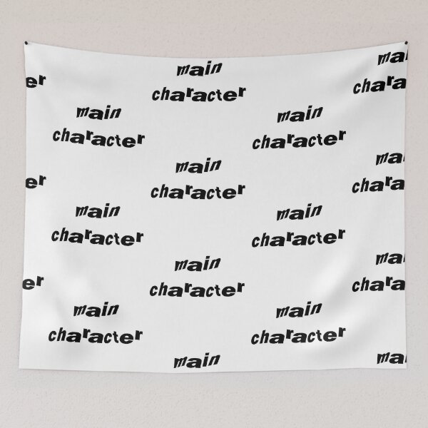 Item preview, main character funny quote relatable designed and sold by Swaggystyle.