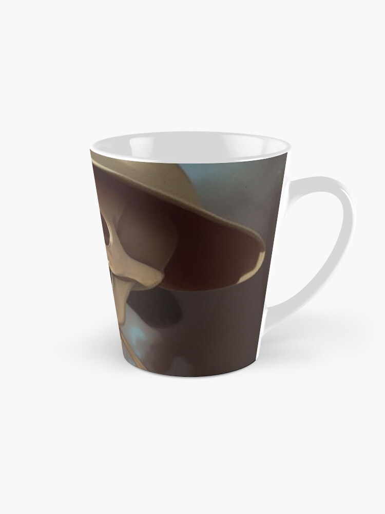 Thumbnail 1 of 4, Coffee Mug, Skeleton wearing Panama Hat designed and sold by LenCarol.