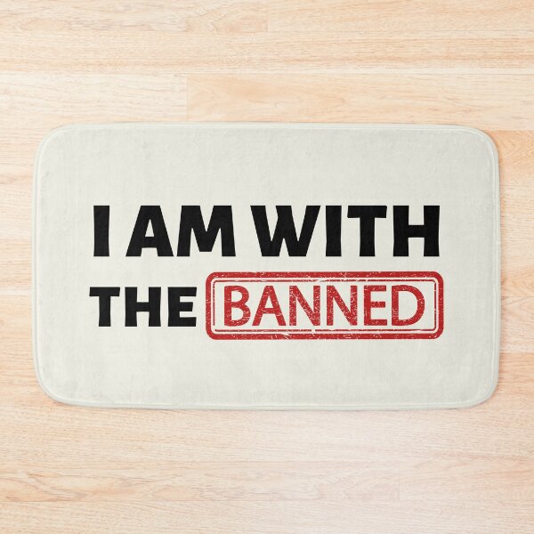 Item preview, I am with the BANNED designed and sold by LunaRoseReads.