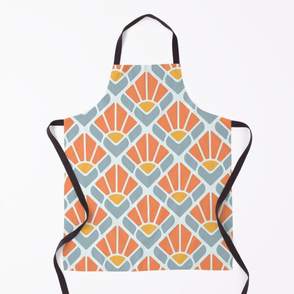 Item preview, KF 0046 G - Retro Vintage Square Flower Minimalist 70s Modern Geometric Floral Pattern designed and sold by KhakiFinch.