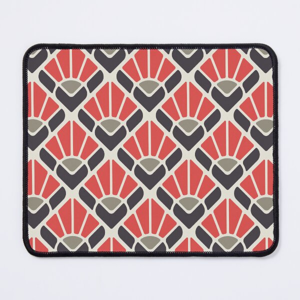 Item preview, KF 0046 H - Retro Vintage Square Flower Minimalist 70s Modern Geometric Floral Pattern designed and sold by KhakiFinch.
