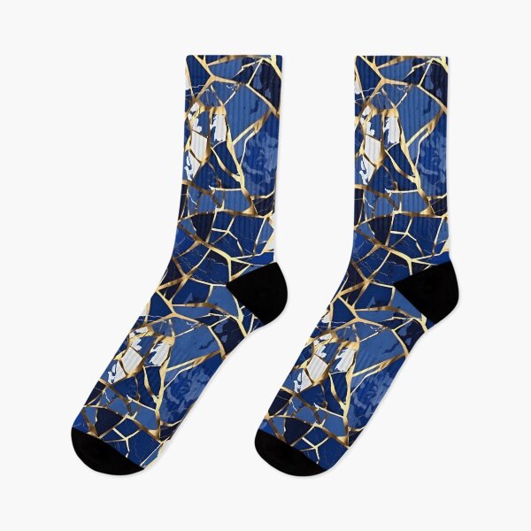 Item preview, Kintsugi Sapphire Pattern designed and sold by liligo-art.