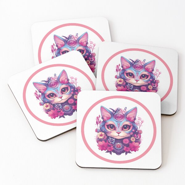 Item preview, Pink robocat 2 designed and sold by psychedArts.