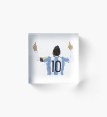 Lionel Messi Sticker Acrylic Block