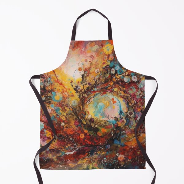 Item preview, Psychedelic Emotion: An Abstract Dream Inspired Artwork - black hole designed and sold by Moisky Art.
